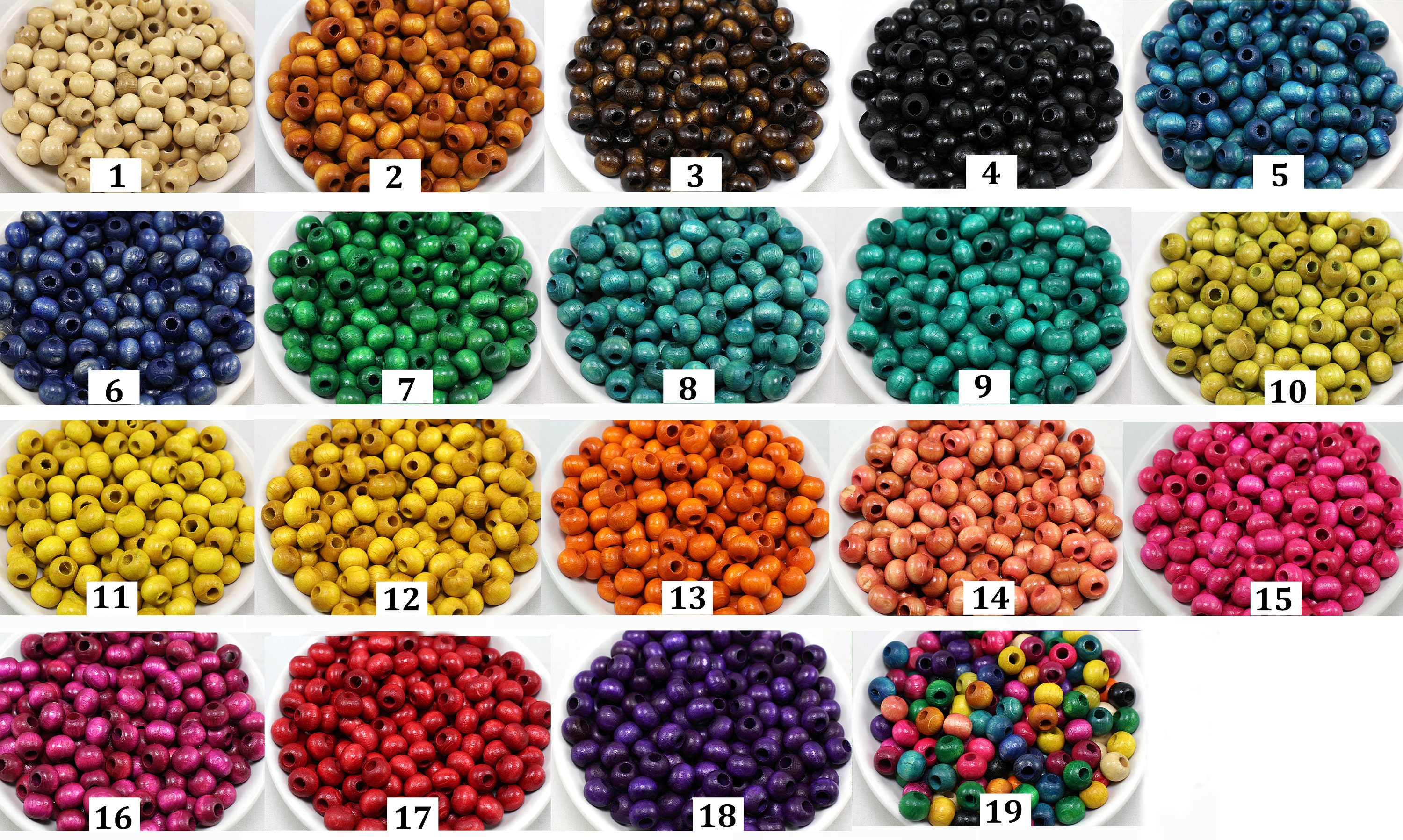 木製ダークブラウンビーズ 9 mm ダークブラウン ラウンドウッドビーズ、天然木染めビーズ