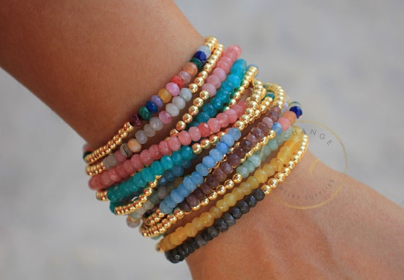 Stackable beaded bracelets best sale wholesale