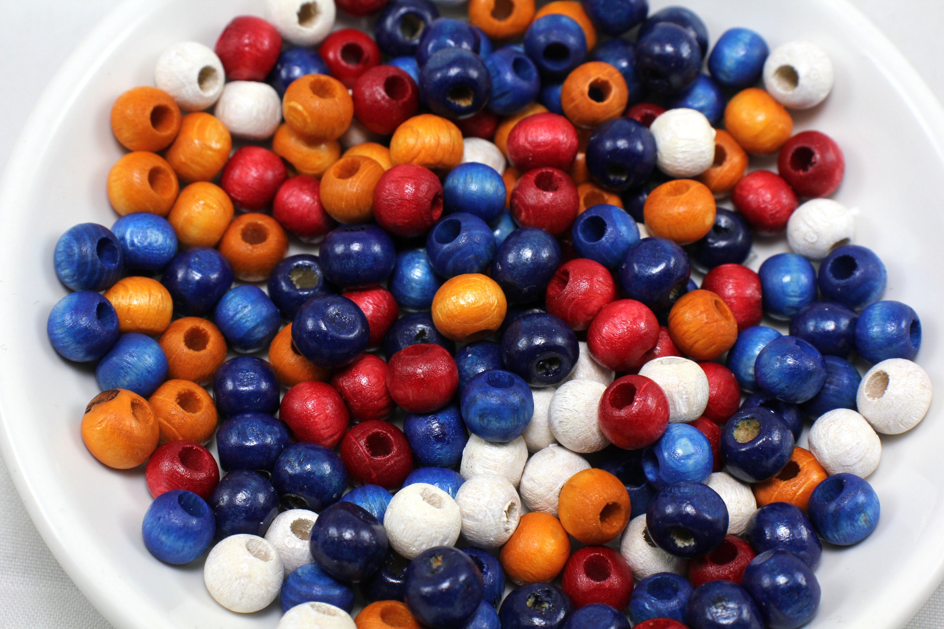 Bulk 7mm Round Wood Beads Natural Wood Dyed Beads 250 Pcs Etsy Denmark