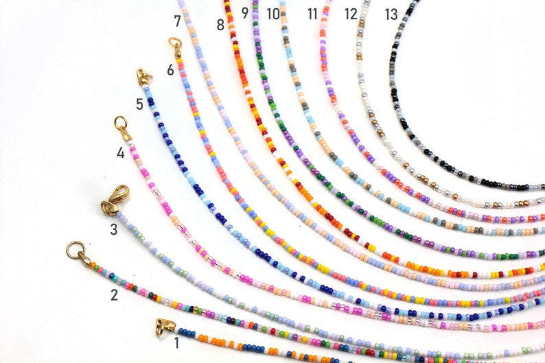 Rainbow Seed Bead Bracelet Minimalist Beaded Bracelet Dainty - Etsy