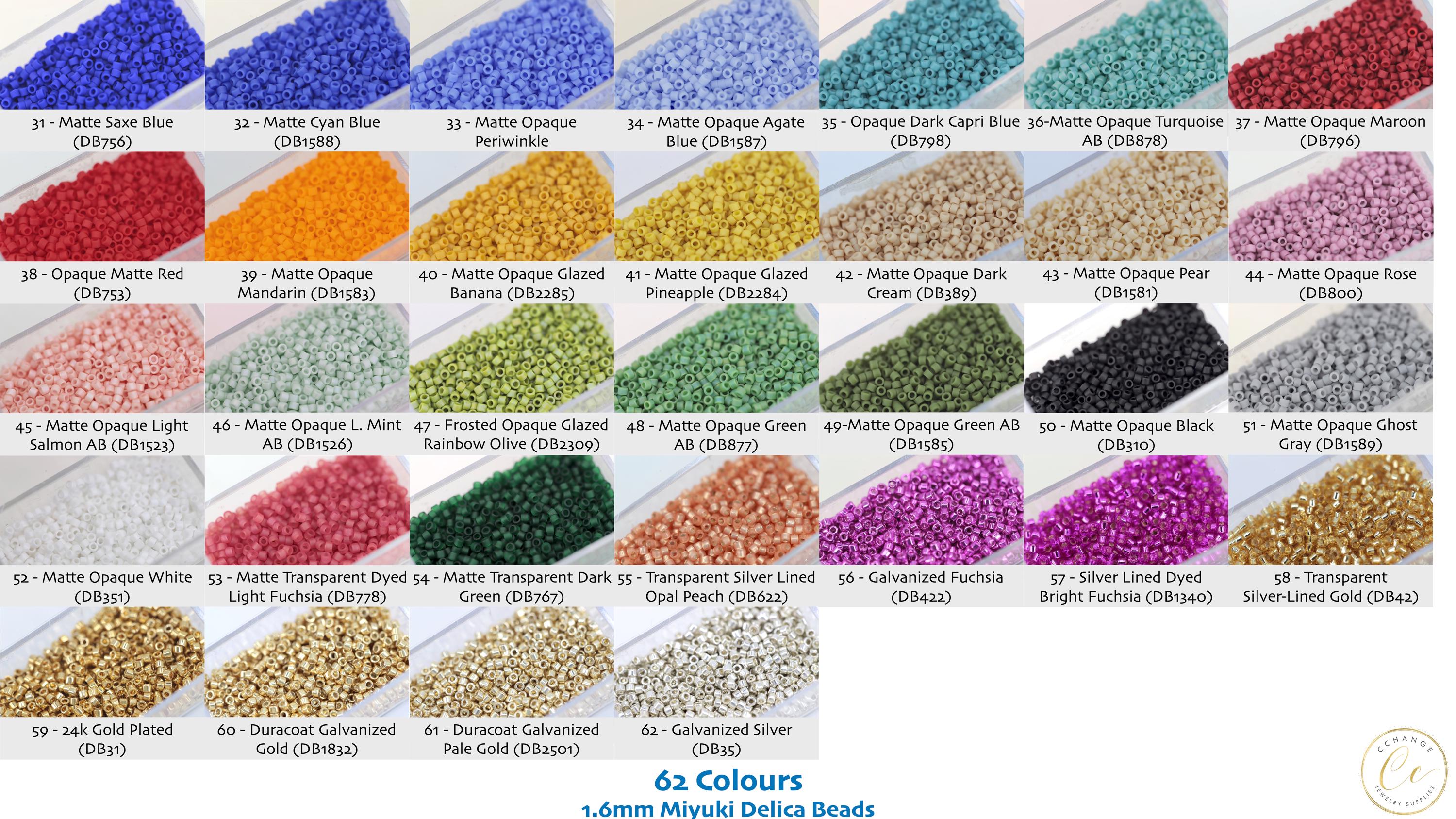 miyuki にセット価格 Miyuki Delica Galvanized Silver 11/0 | Japanese Glass Seed Beads