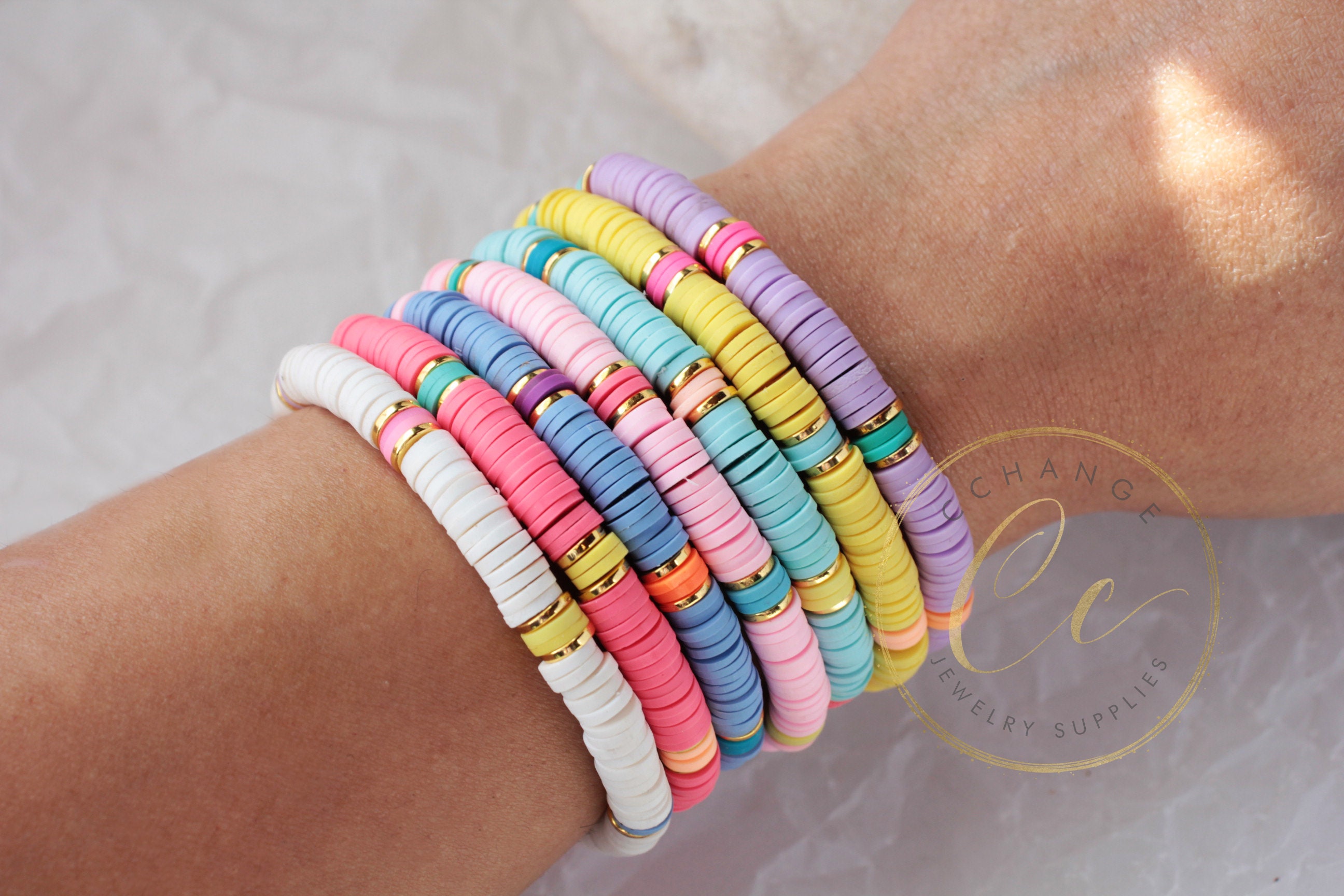 Braccialetti con perline midi a forma di pallina da tennis - Italia