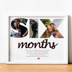  Arsagen Half A Year Anniversary Card for Her Him, 6 Month Aday  Gift, Romantic Anniversary Day Card, 6 Month Anniversary Card for  Girlfriend : Office Products