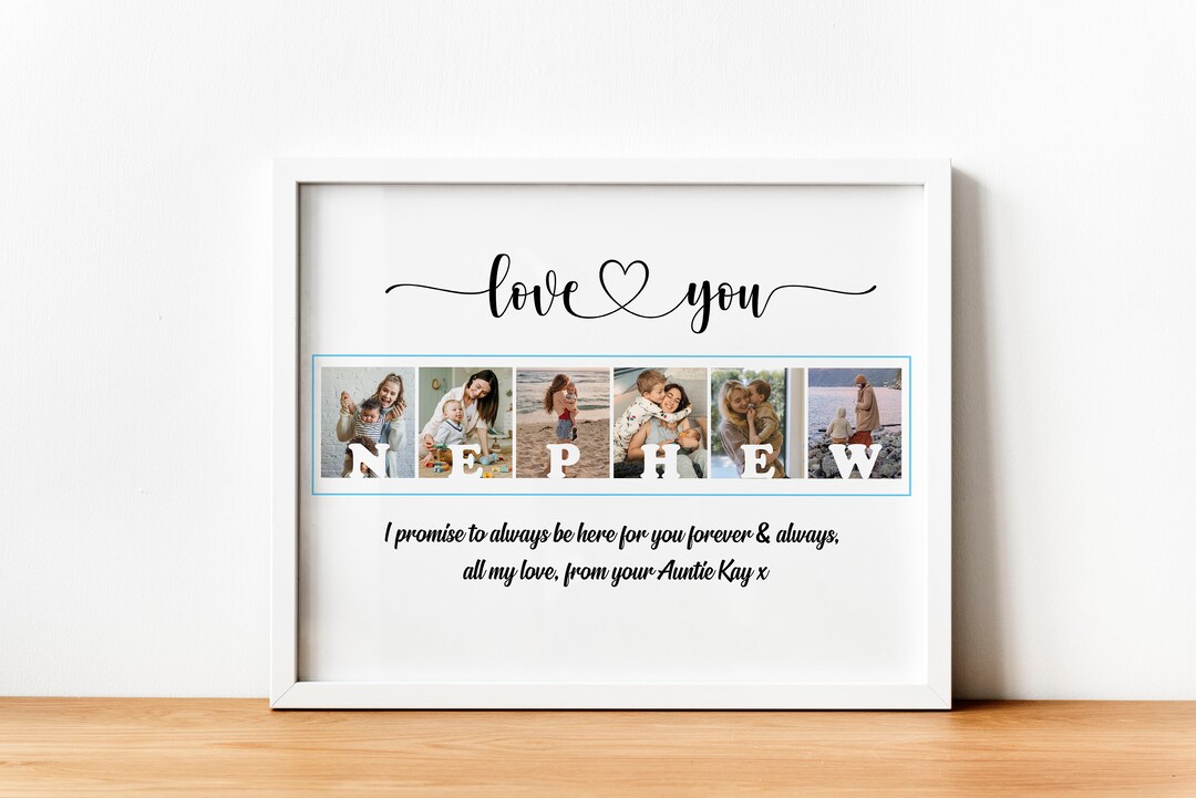 Personalized Gift for Nephew, Aunt Gift to Nephew, Present for Nephew