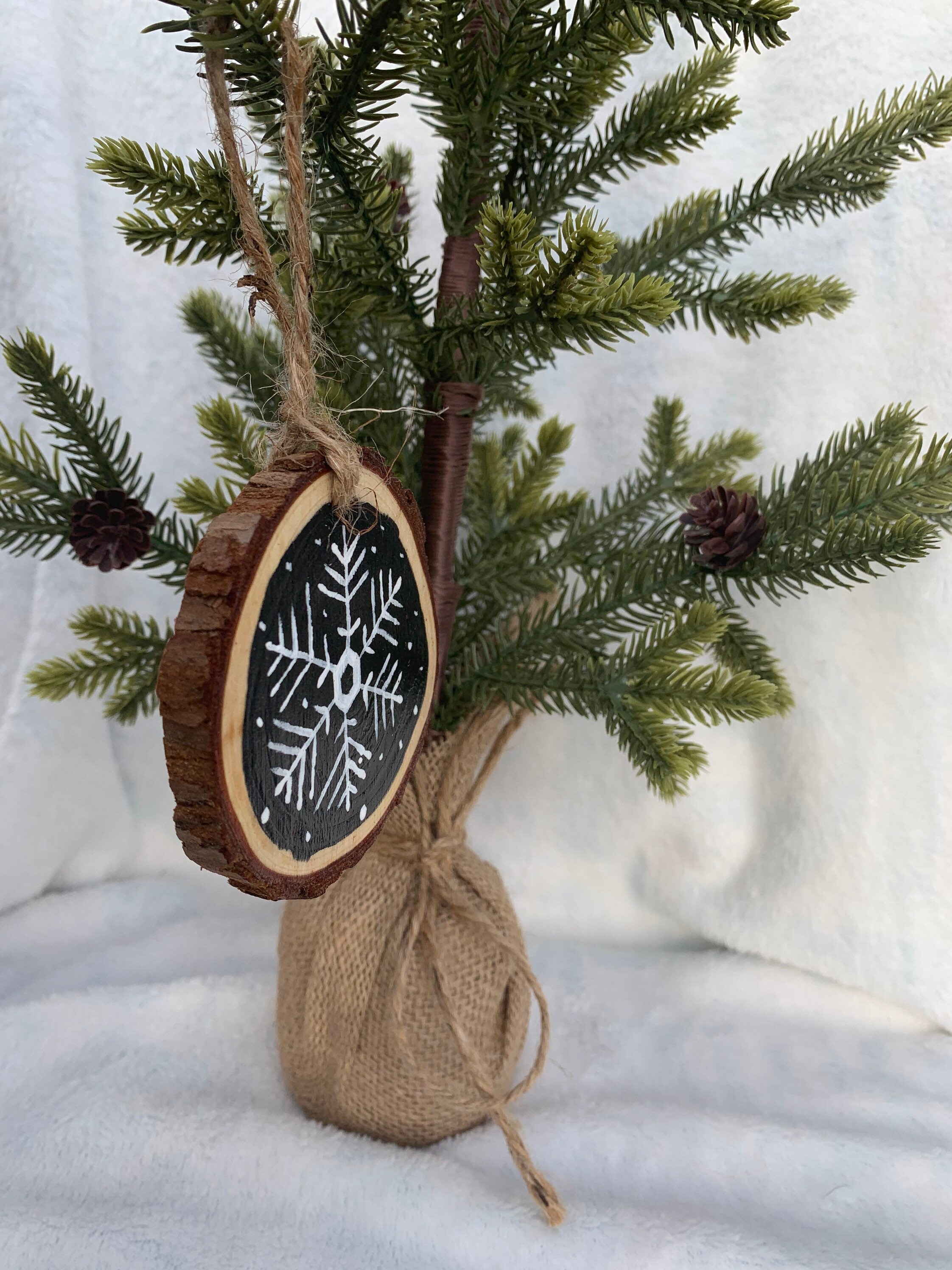 Wood Snowflake Ornaments, Set of 3 – Madcap Cottage
