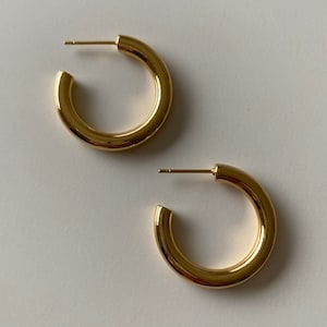 18K Gold filled Hoops Earring