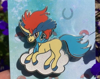 Keldeo - 1.75 inch hard enamel pin