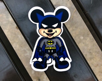 ventilatie Lil Historicus Batman X Mickey Batman Sticker L Mickey as Batman Mickey - Etsy Israel