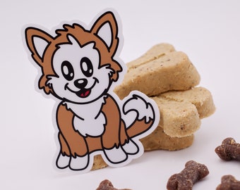 Brown Husky Sticker | Puppy Sticker | Cute Dog Sticker | Kawaii Sticker