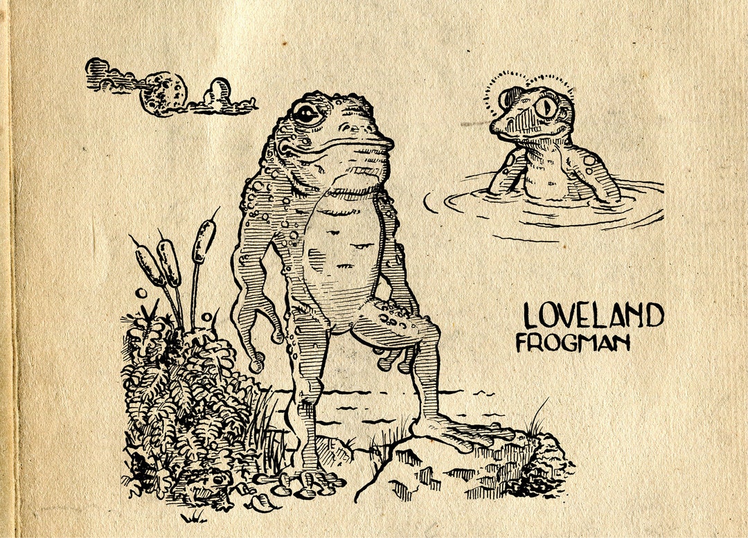 Loveland Frogman 5x7 Prints Etsy