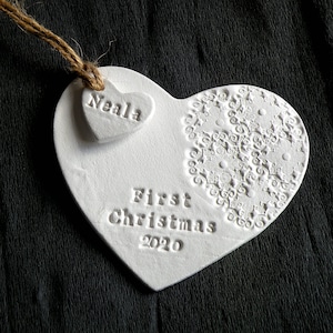Baby's First Christmas 2023 Decoration Ornament - Personalised!