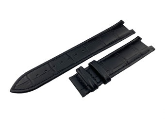 Zwart 20x11mm 22x13mm lederen stijl horlogeband band voor G-C horloges inclusief pinnen