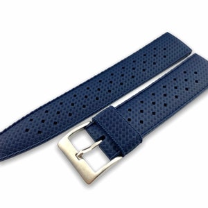 Top Quality Blue 20mm 22mm Rubber Silicone Sport Diving Strap Band fit SKO SRPD73 Watches + Tool and Pins