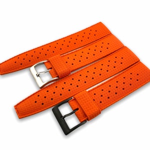 Top Quality Orange 20mm 22mm Rubber Silicone Sport Diving Strap Band fit SKO SRPD73 Watches + Tool and Pins
