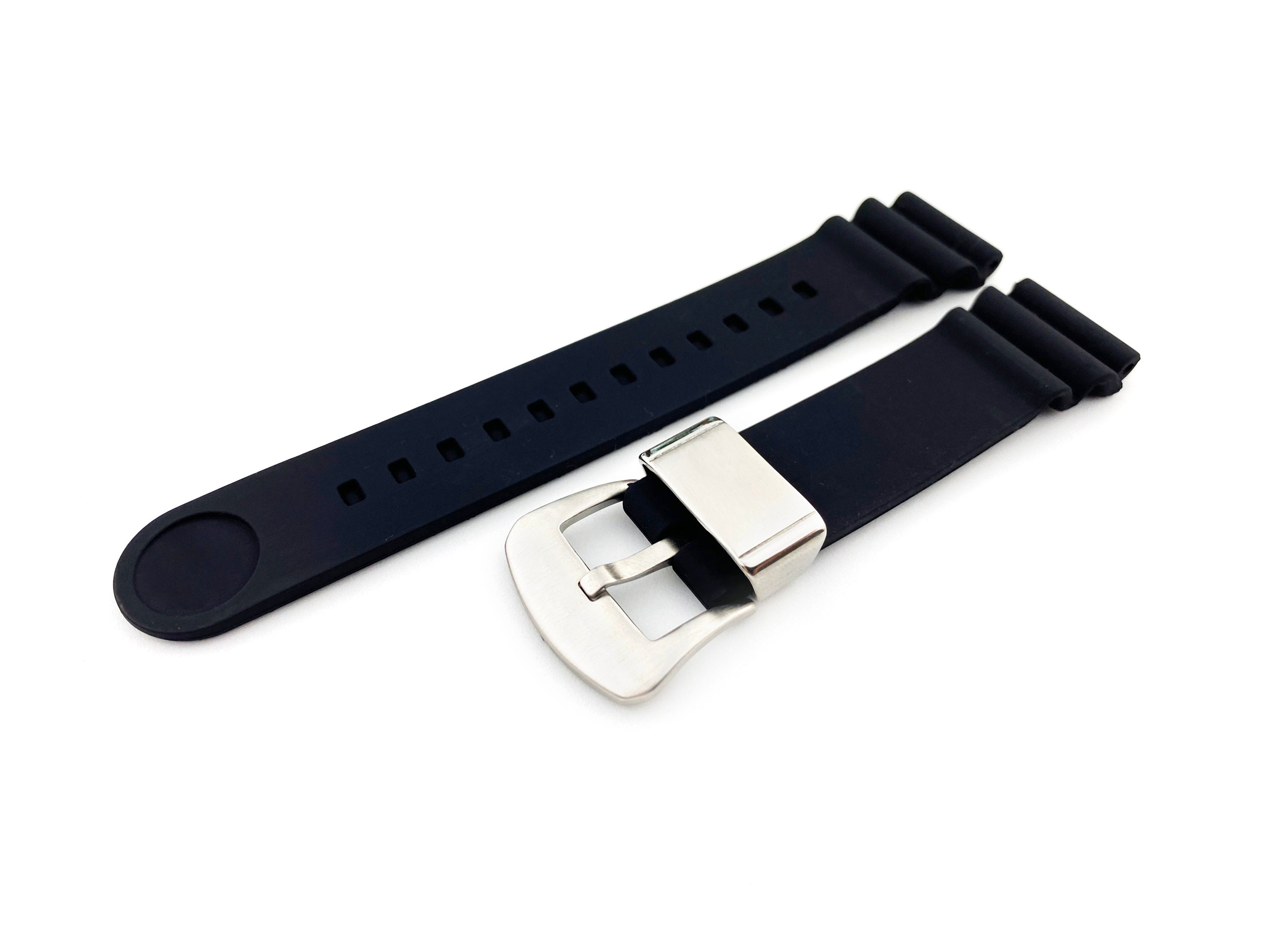 Black Rubber Strap Band With Pin Buckle Fit SEIKO Prospex - Etsy Norway