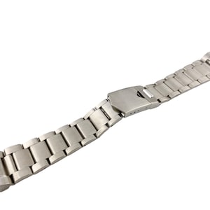 Silver 22mm Stainless Steel Strap Band Bracelet fit TDR Black Bay watches + pin and tool