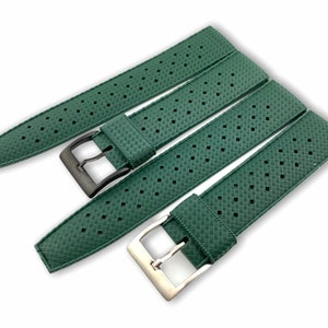 Top Quality Green 20mm 22mm Rubber Silicone Sport Diving Strap Band fit SKO SRPD73 Watches + Tool and Pins