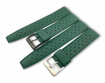 Topkwaliteit Groen 20mm 22mm Rubber Siliconen Sport Duikband Band fit SKO SRPD73 Horloges + Gereedschap en Pinnen