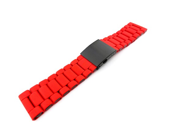 28mm Red Genuine Leather Strap For Diesel DZ7396 / DZ7370 / DZ4289 Watches