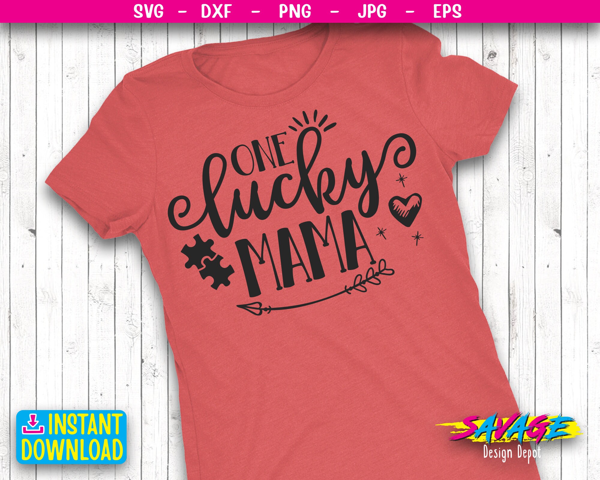 Free Free One Lucky Mama Autism Svg 481 SVG PNG EPS DXF File