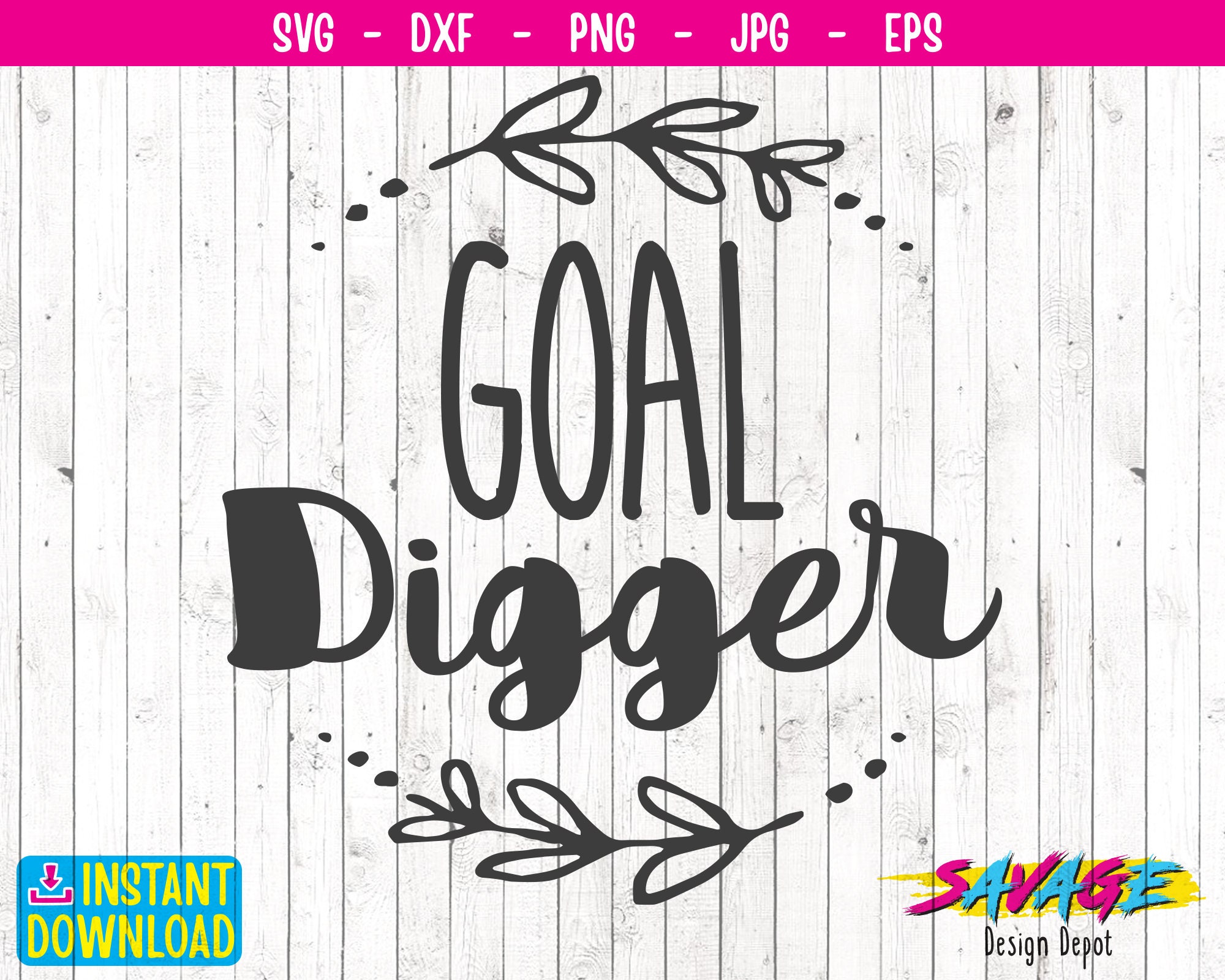 Download Goal Digger SVG Working Mom SVG Funny Quote SVG Shirt | Etsy