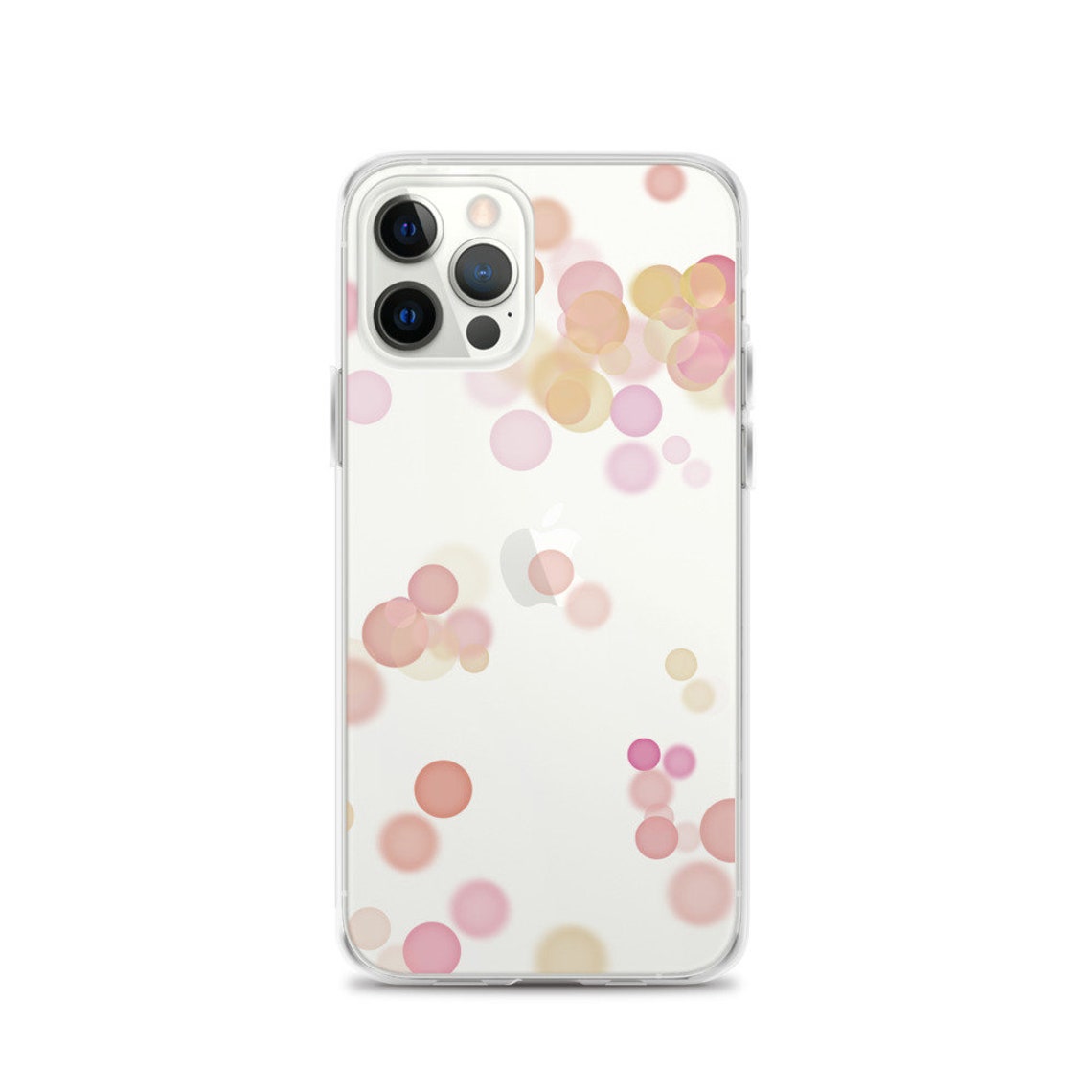 Pink Bokeh clear case iPhone 12 Pro Max iPhone 12 Pro Etsy