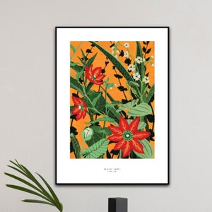 Poster - Botanischer Garten, Größen: A4, 30x40cm, 40x50cm, 50x70cm, 8x12zoll, 12x16zoll, 16x20zoll, 20x28zoll