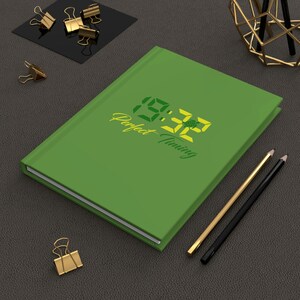 Green Matte Hardcover Journal: Chi Eta Phi Sorority - 1932