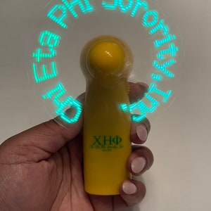 Chi Eta Phi Sorority Mini LED Fan