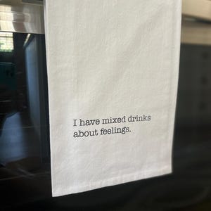 おもしろい皮肉な生意気な皿ティー小麦粉袋タオルコットン自分だけのカスタマイズ