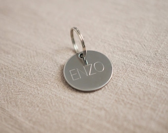 Personalized Stainless Steel Bone Dog Tag | Engraved Dog ID Tag | Dog Tag with Name & Phone Number | Three Sizes
