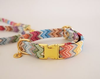 Collier pour chien Joyous Coloré Fait main