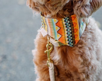 Hundehalstuch, Halstuch Hund, Bunt, Boho-Stil, Baumwolle