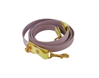 BioThane Lilac Dog Leash Customizable