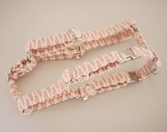 Hondenharnas Rose Cream Harnas Hond