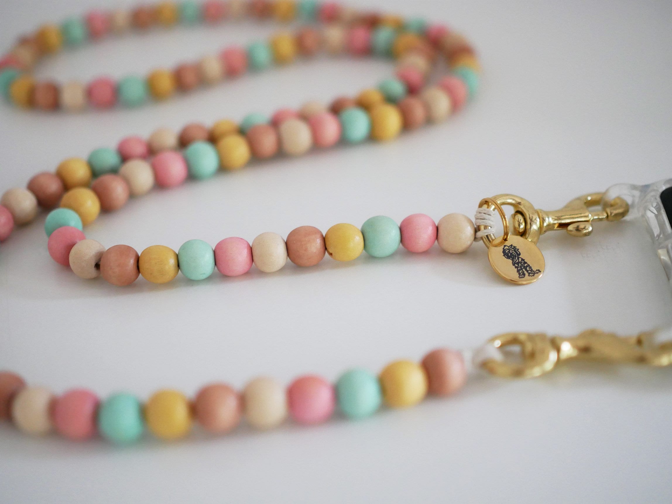 Pearl necklace mobile phone chain without case