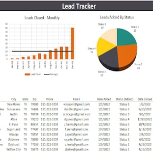 Lead Tracker (Excel Spreadsheet)