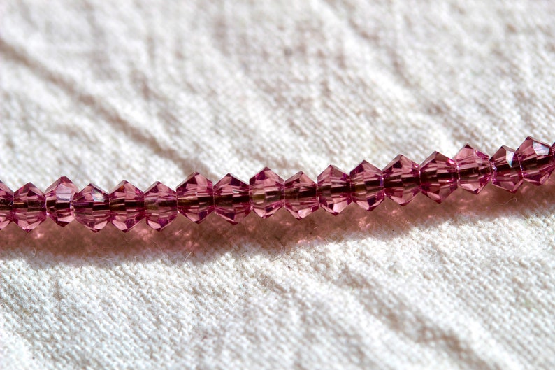 Crystal Waist Beads Third Eye Chakra 18k Gold Chain Handmade to Order Nala Light Purple