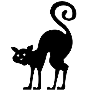 Black Cat | Cricut SVG | Commercial Use