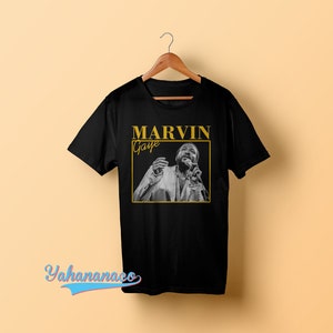 Marvin Gaye vintage Shirt Marvin Gaye music t-shirt throwback tee homeage style christmas gift t-shirt Marvin Gaye soul music Unisex shirt