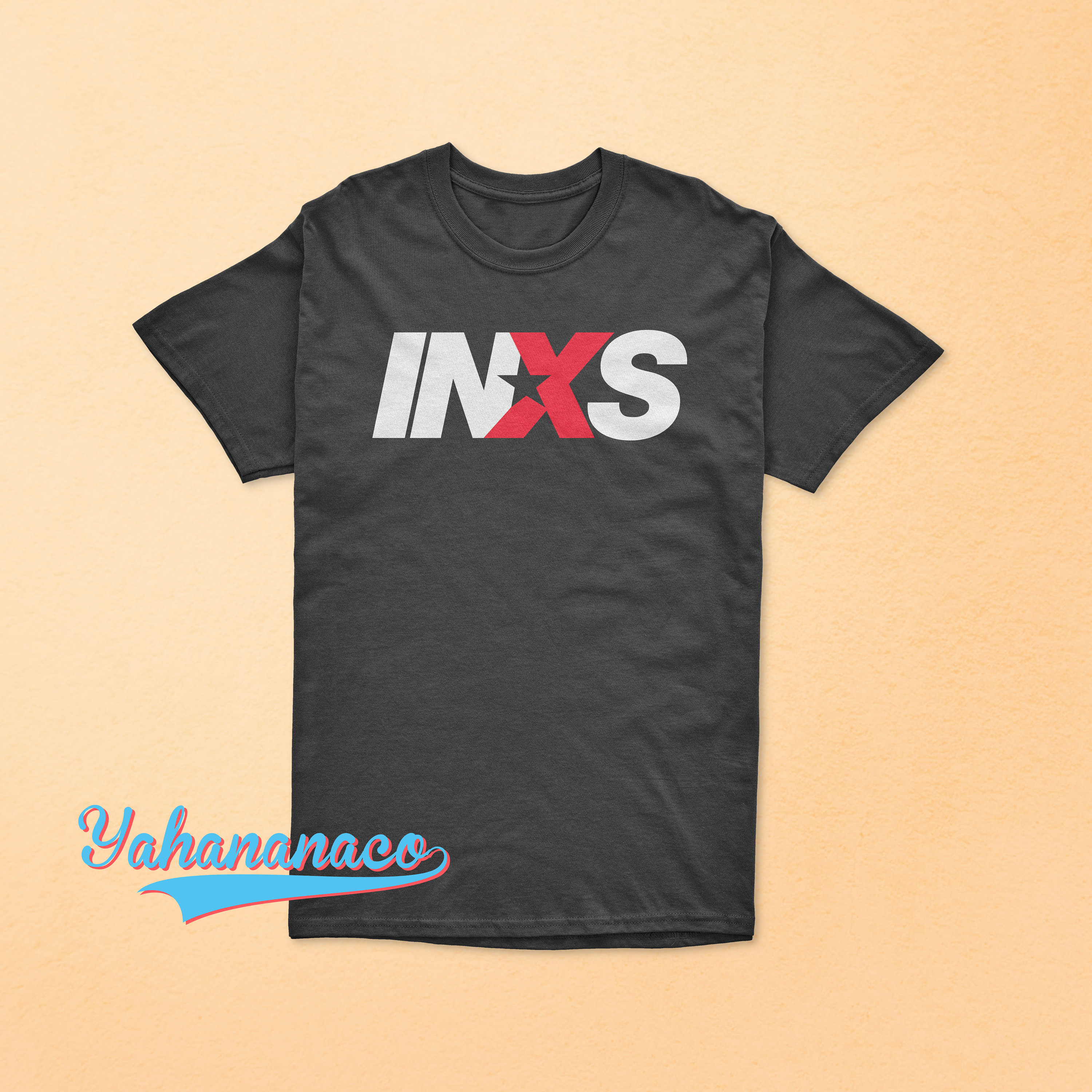 ＩＮＸＳ　ＴＥＥ／ INXS Band T-shirt Australian Rock New Wave Alternative Rock