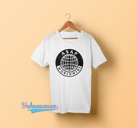 ASAP Worldwide Shirt ASAP Rocky ASAP Mob Hip Hop Music Rap