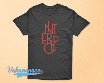 Interpol Band Shirt American Indie Rock Post Punk Paul Banks Rock Music Band Black White Sport Grey Gildan T-Shirt