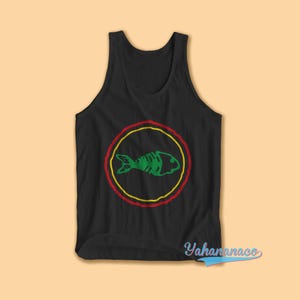 Fishbone Band Tank Top American Rock Ska Punk Funk Metal Angelo Moore Music Band Black White Cotton Tank Top