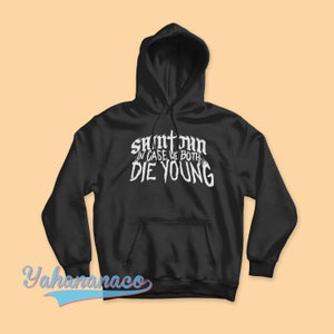 Cartel de Santa Hoodie Mexicaanse Latin Hip Hop Babo Mono Music Group Zwart Wit Gildan Hoodie Sweatshirt