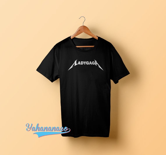 Lady Gaga Shirt Gaga Metalicaa T-shirt Vintage Style Tshirt Music