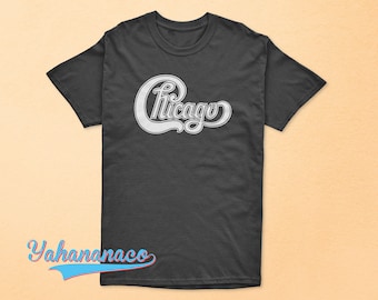 Chicago Band Shirt American Rock Soft Rock Pop Rock Jazz Rock Robert Lamm Musik Band Schwarz Weiß Sport Grau T-Shirt