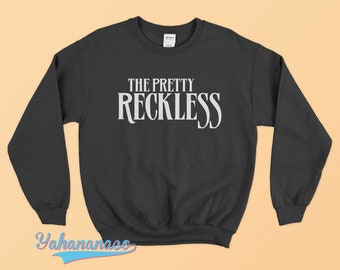 La felpa Pretty Reckless American Rock Hard Rock Alternative Rock Taylor Momsen Music Band Maglione girocollo bianco nero