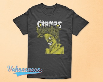 The Cramps shirt American Rock Punk Rock Music Band Bad Music for Bad People Black Gildan T-Shirt S-3XL