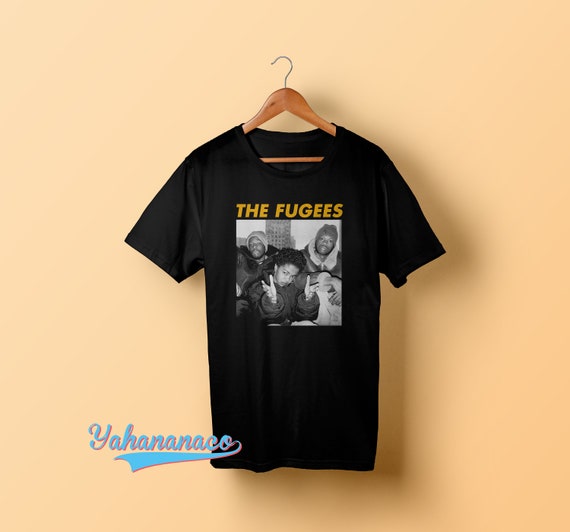 Fugees tシャツ 90s Lauryn Hill greatland Fugees 90s Lauryn Hill greatland Black T shirt Classic style